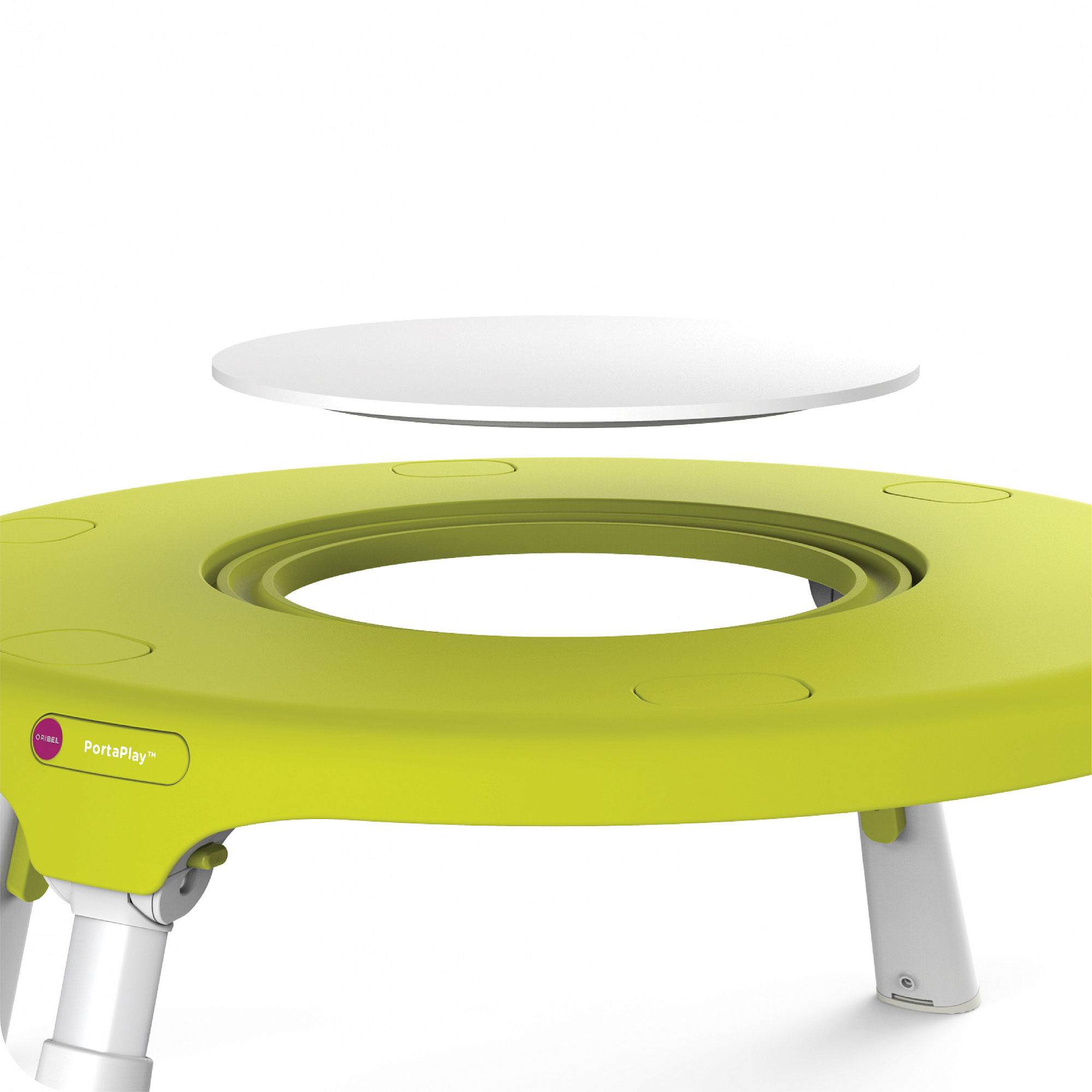 Игровой развивающий центр "Лесные друзья - Расти со мной" Oribel зеленый с табуретками ORIBEL  322604 Зеленый Santreyd  - Вид №4