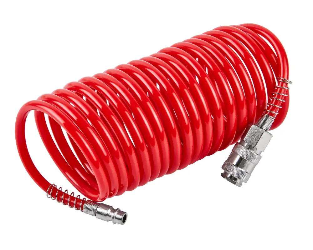 Шланг компрессорный Elitech спиральный 5 м для пневмоинструмента 84552345