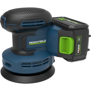 89366511 Эксцентриковая шлифмашина аккумуляторная Rockfield RF2400, 20 В Li-ion 2 без АКБ и ЗУ, 125 мм STLM-1439009