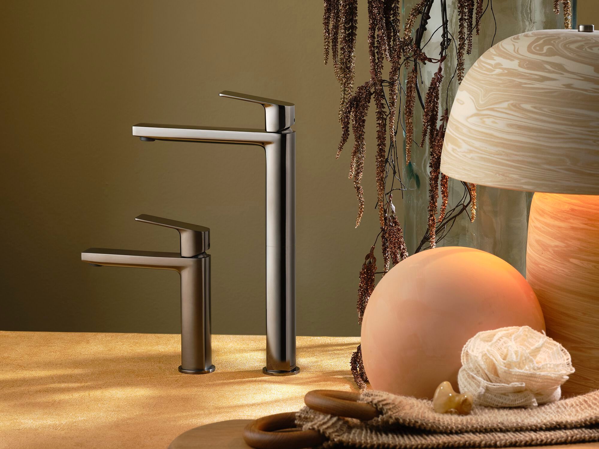 Смеситель для раковины с одной ручкой из латуни Ritmonio Haptic S ARCH-00035136 - Вид №1