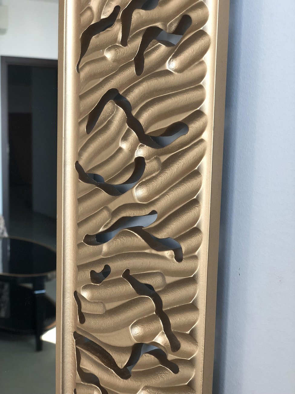 Золотое зеркало прямоугольное CORAL L IN SHAPE CORAL 00-3860098 Золото - Вид №3