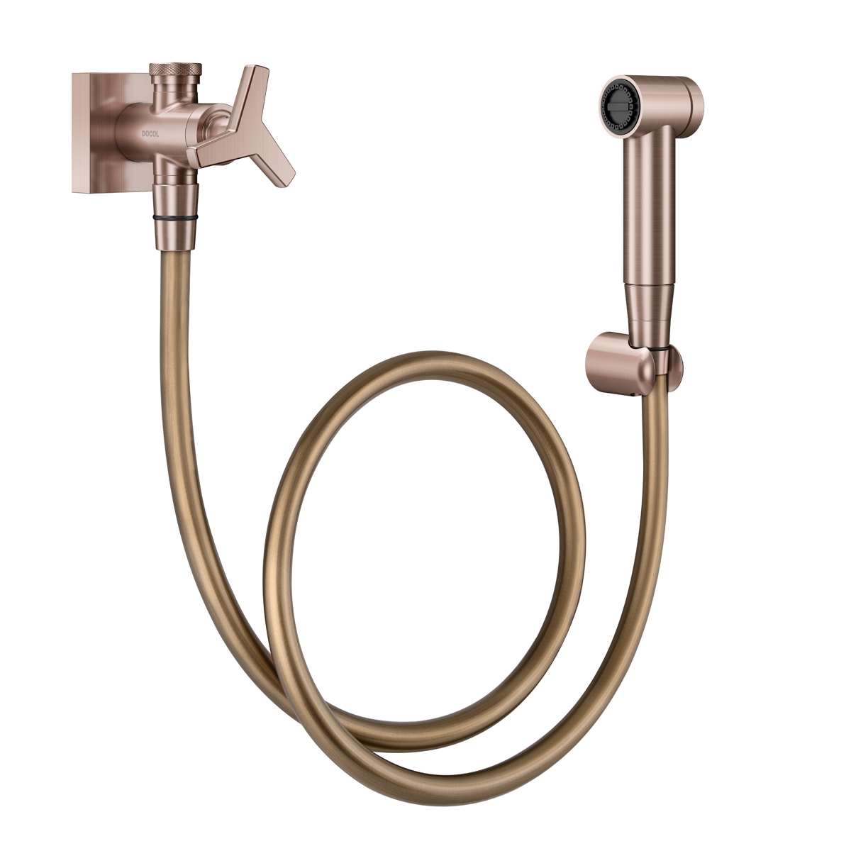 00876969 Гигиенический душ с оформлением и полированным графитовым отводом Docol DOCOL CITY 