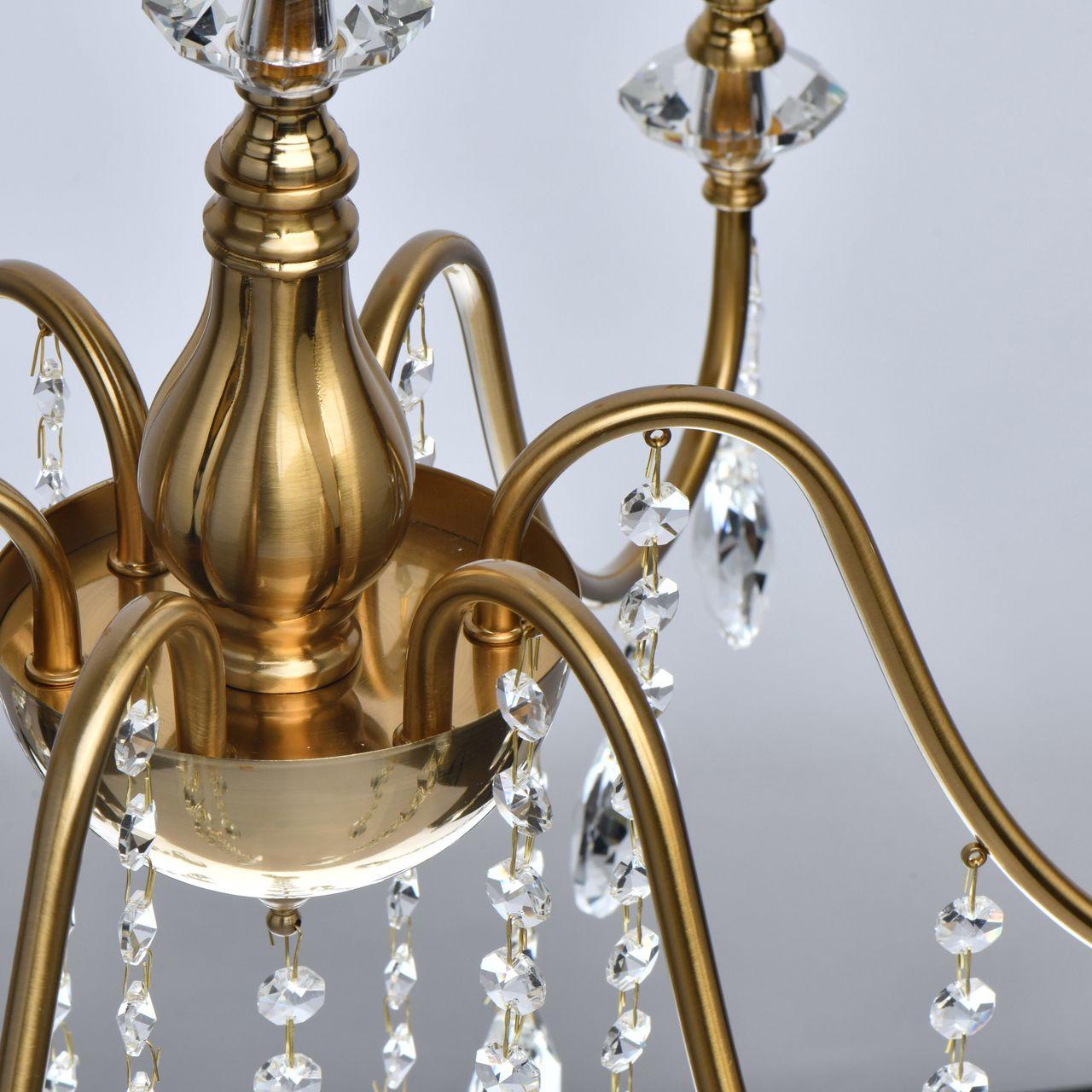 Подвесная люстра MW-Light Консуэлло 614012506 MW-LIGHT ДИЗАЙНЕРСКИЕ, КОНСУЭЛЛО 285794 Бронза  - Вид №2