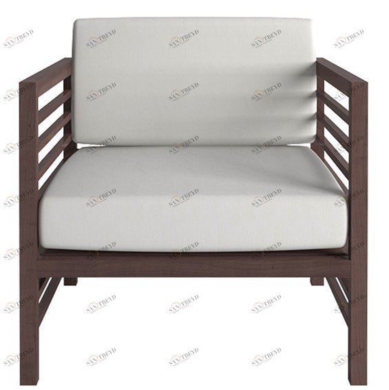 Уличное кресло Tenerife FURNITERA  120377 Белый;коричневый 