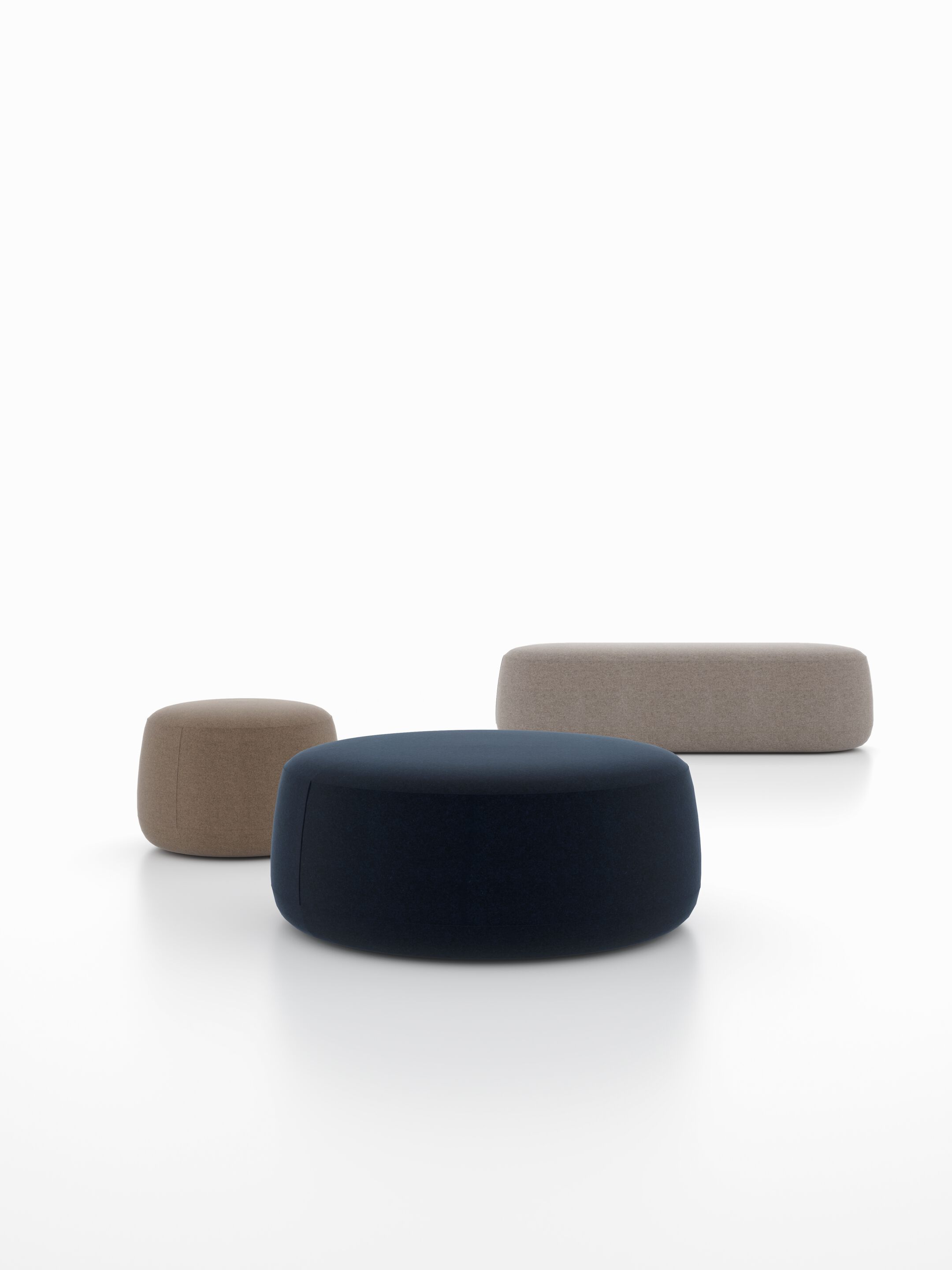 Круглый пуф из ткани Omelette Editions MOLE ARCH-00067441 - Вид №4