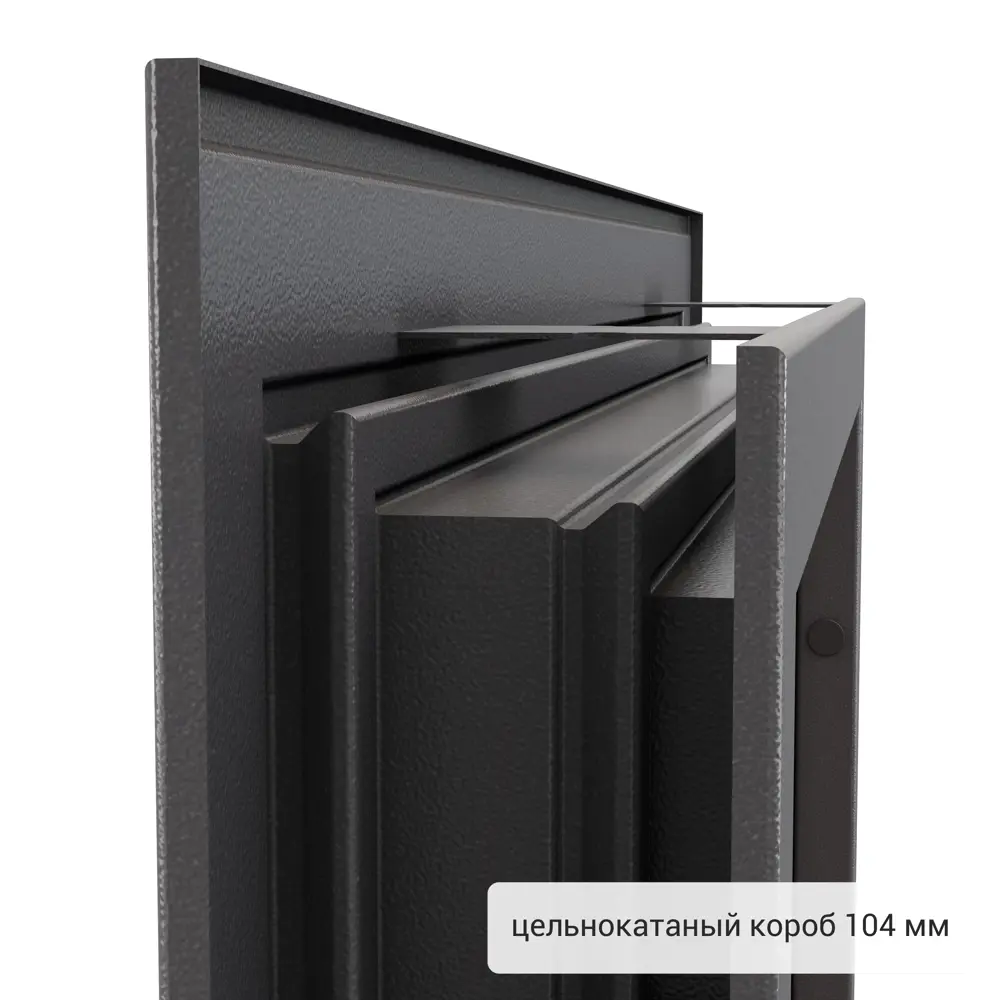 Дверь металлическая Гарант, 960 мм, левая, цвет антик орех TOREX STLM-2099321 - Вид №6