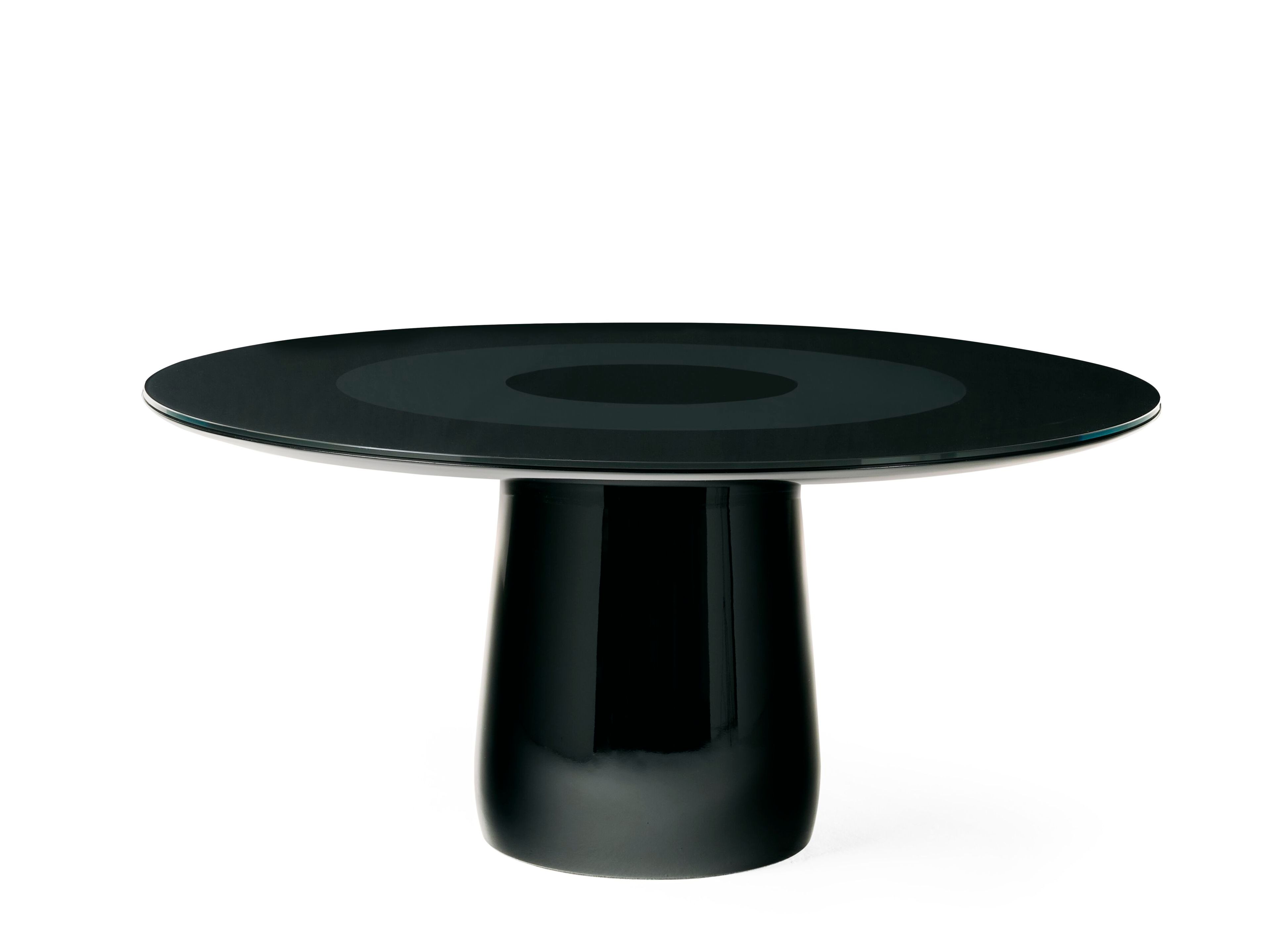 Круглый обеденный стол с хрустальной столешницей BALERI ITALIA ROUNDEL ARCH-00120428 - Вид №1