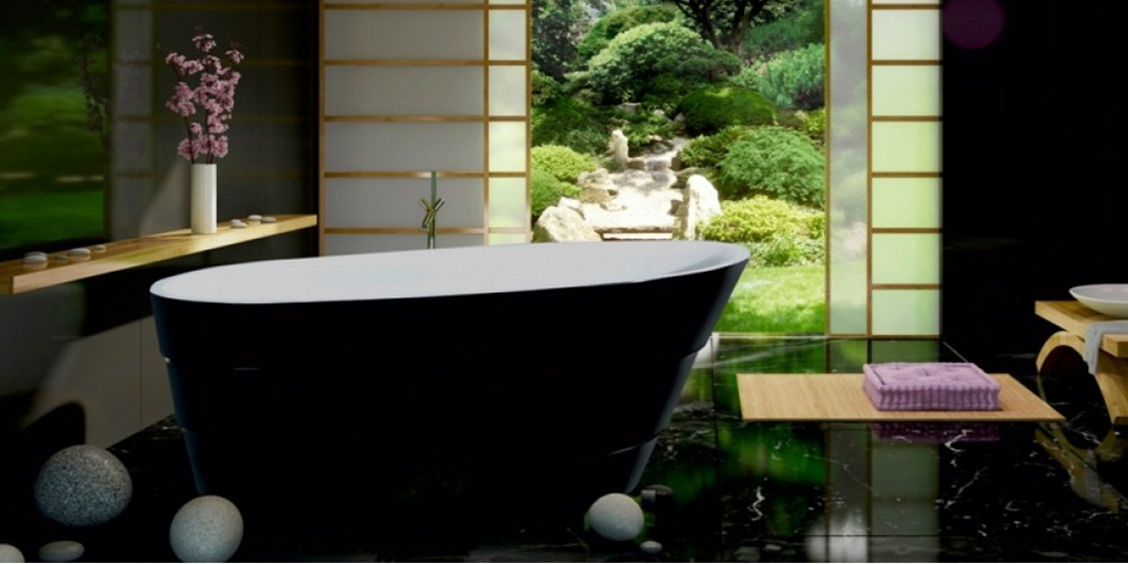 Ванна акриловая отдельностоящая Black Agate Lagard AUGUSTE lgd-agst-ba - Вид №1