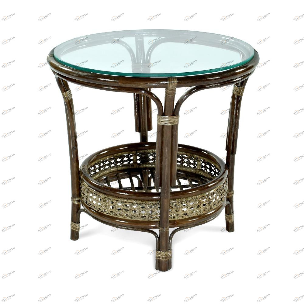 Столик кофейный "Пеланги" ЭКО ДИЗАЙН CLASSIC RATTAN 129485 Бежевый;коричневый 
