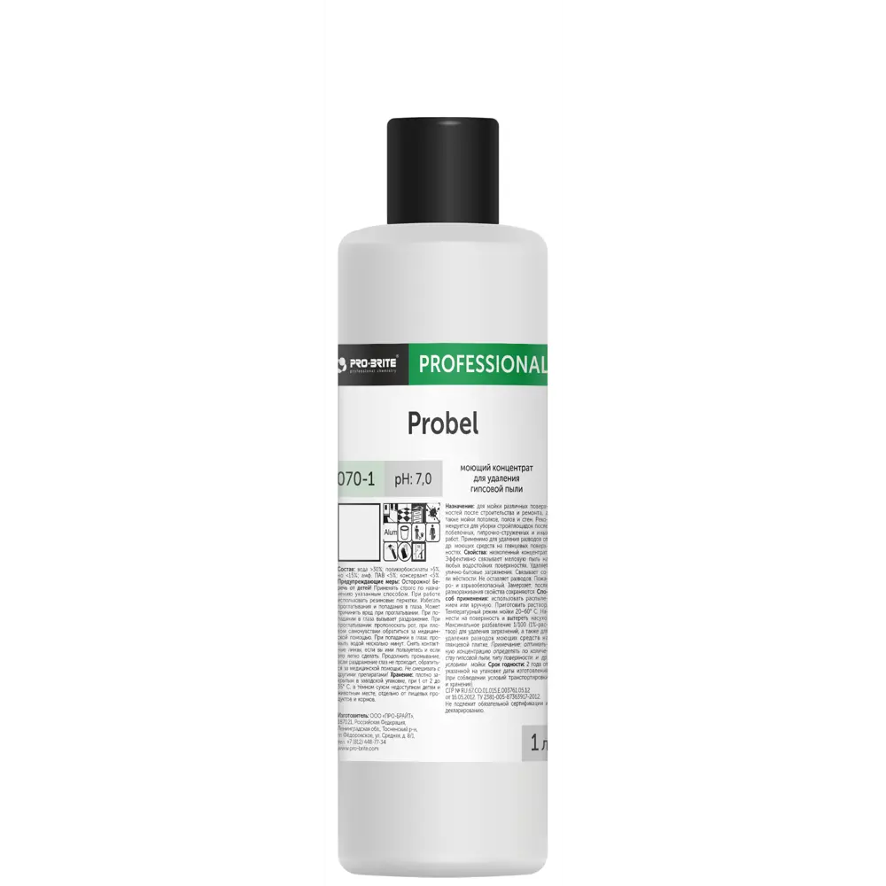 Концентрат PRO-BRITE Probel для удаления гипсовой пыли 1 л 89361245 STLM-1073744