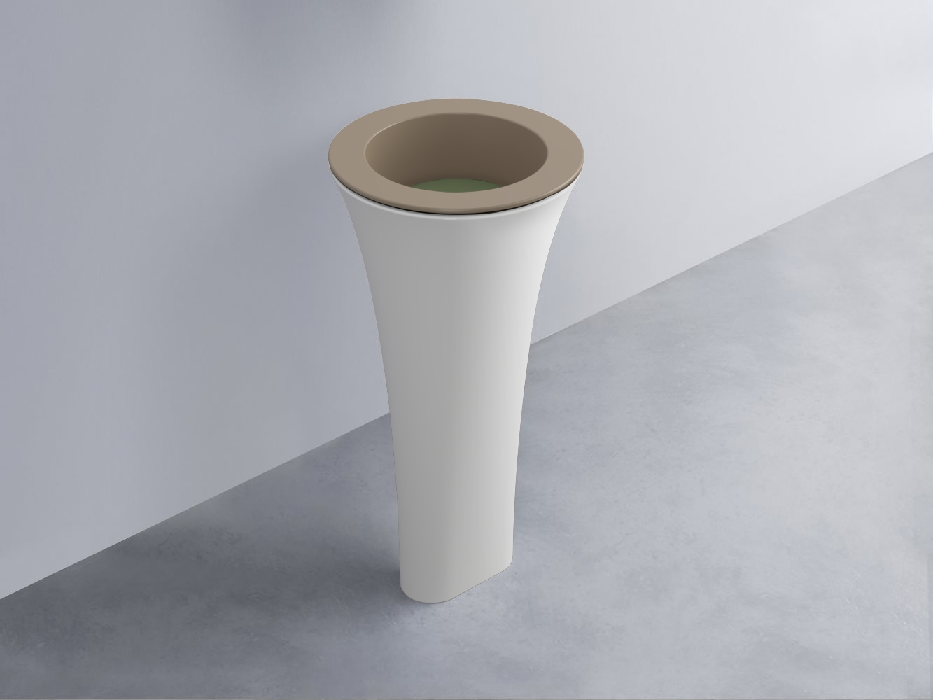 AMLA45-AN+AMPILT-AG+AMCOLT-BL Раковина Amedeo Tondo отдельностоящая cielo Enjoy + Amedeo Ceramica Cielo