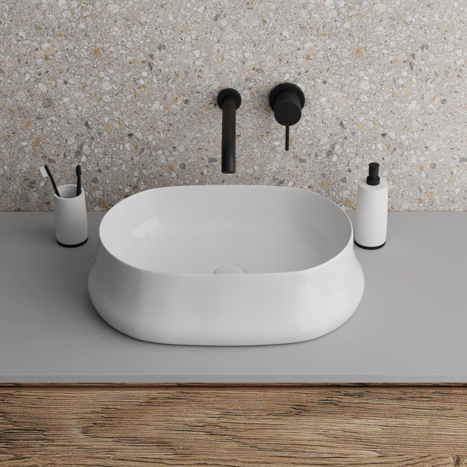 GR-3024 Накладная раковина на столешницу  прямоугольная Grossman 