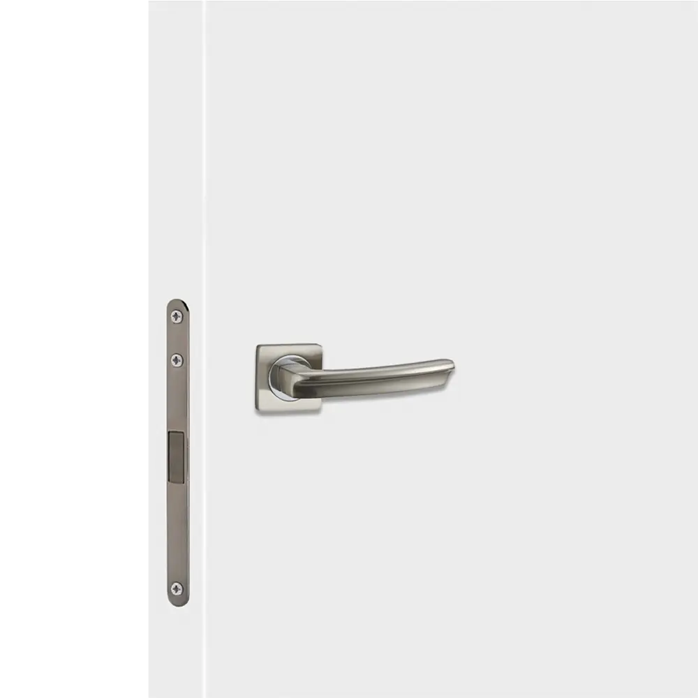 Дверь межкомнатная глухая Invisible 90x220 см цвет белый с замком правая VELLDORIS STLM-2085439 - Вид №2