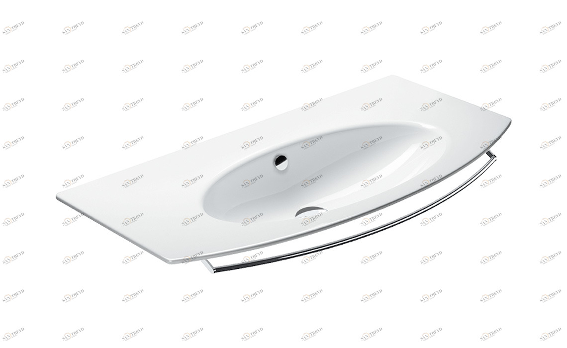 1102VL00 Подвесная раковина настенная овальная CERAMICA CATALANO Velis белая