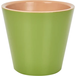 Горшок цветочный Ingreen London ø12.6 h11.3 см v1 л пластик оливковый 88259140 STLM-2061330