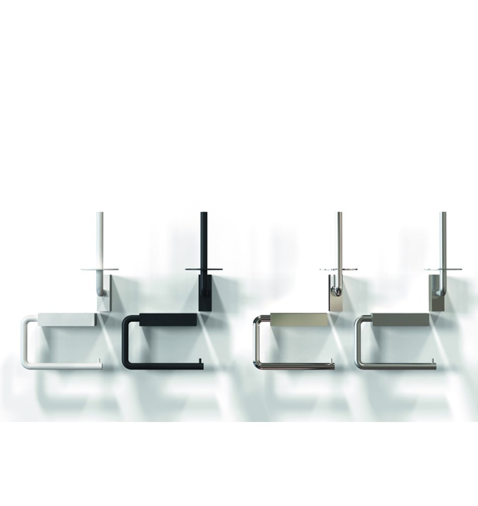 FROST Держатель туалетной бумаги 4 » черный Алюминий Черный Q301516075  - Вид №2