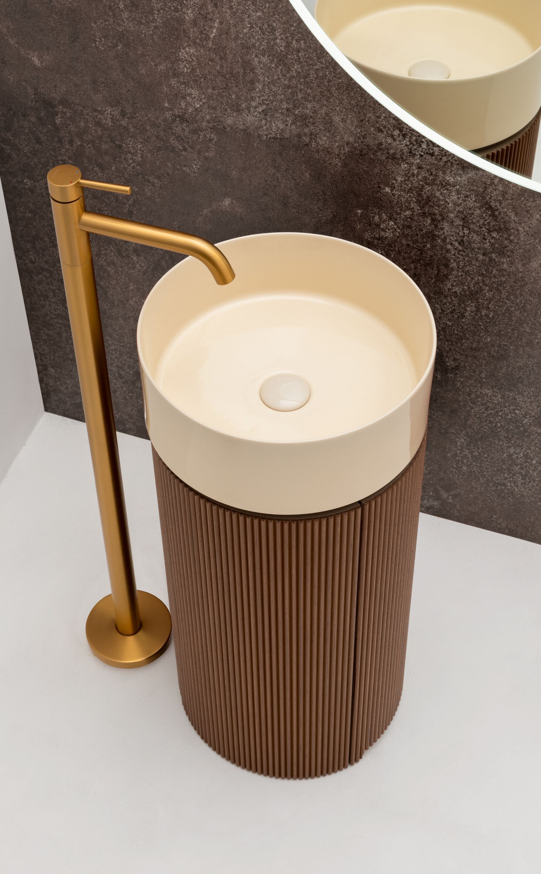 Керамическая отдельно стоящая круглая раковина Axa Mate ARCH-00027110 - Вид №2