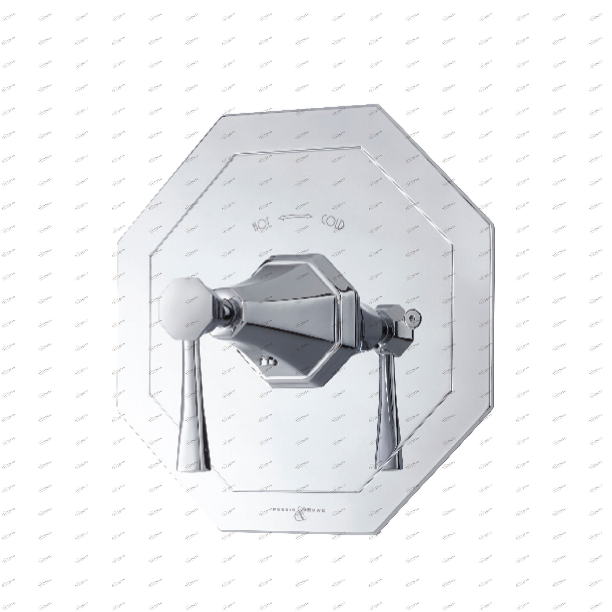 Traditional bathrooms АРТ ДЕКО Смеситель для душа с термостатом с рычагом Pr5157.nk 