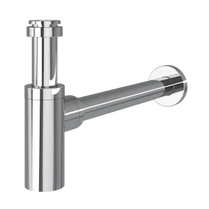 Сифон бутылочный MONLID для раковины без перелива хром 89374494