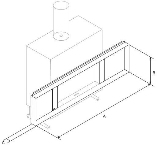 Stûv Дровяной встраиваемый камин из стали и стекла Stûv 22 sun-id-1475616 - Вид №1