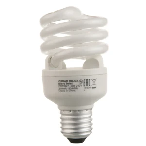 Лампа энергосберегающая Osram спираль E27 18 Вт свет тёплый белый 13528226 STLM-2132222