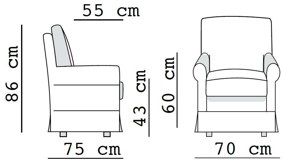 Flexstyle Кресло из ткани с подлокотниками sun-id-1349953 - Вид №1