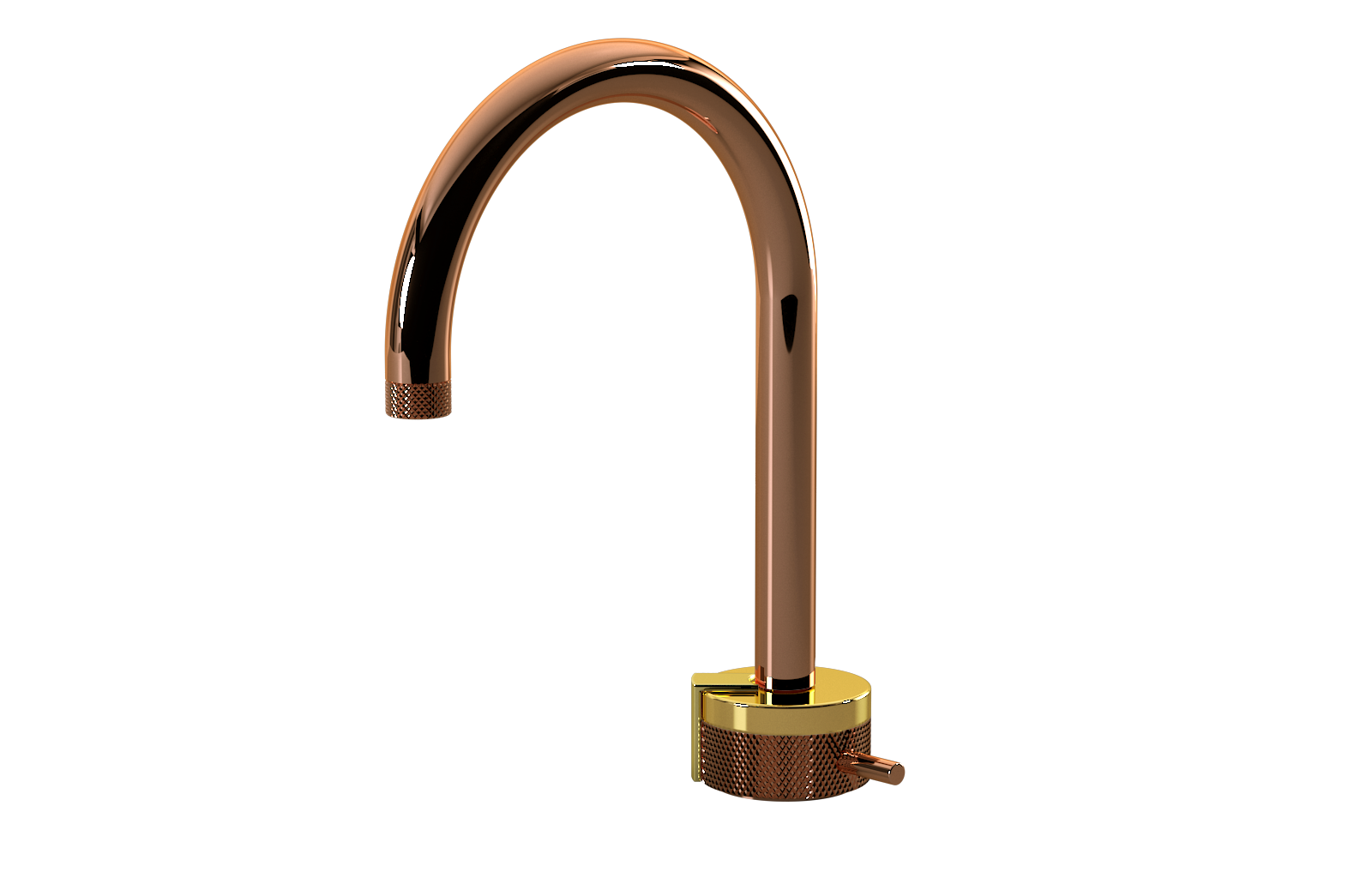 E-11502-R1AU-L2PB-RG Однорычажный прогрессивный смеситель для раковины - излив 16см GRAFF MOD+