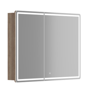 Зеркальный шкаф Mirror 990x150х740 мм, с LED подсветкой