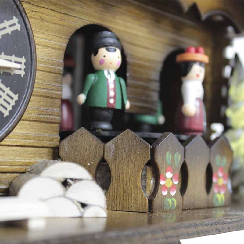 Часы настенные темно-коричневые с кукушкой Sars 8M SARS ДИЗАЙНЕРСКИЕ 00-3967468 Коричневый  - Вид №5