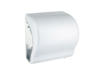 CUH317 UNIQUE LUX CUT GLAMOUR WHITE LINE механический диспенсер для полотенец в рулонах Merida