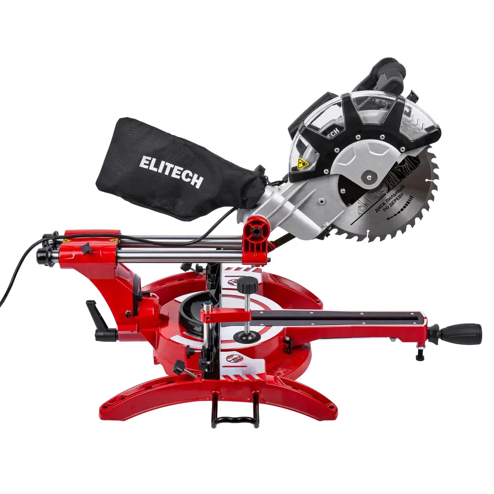 Торцовочная пила Elitech ПТ17-25К с лазерной направляющей 89383833 STLM-1482934 - Вид №1