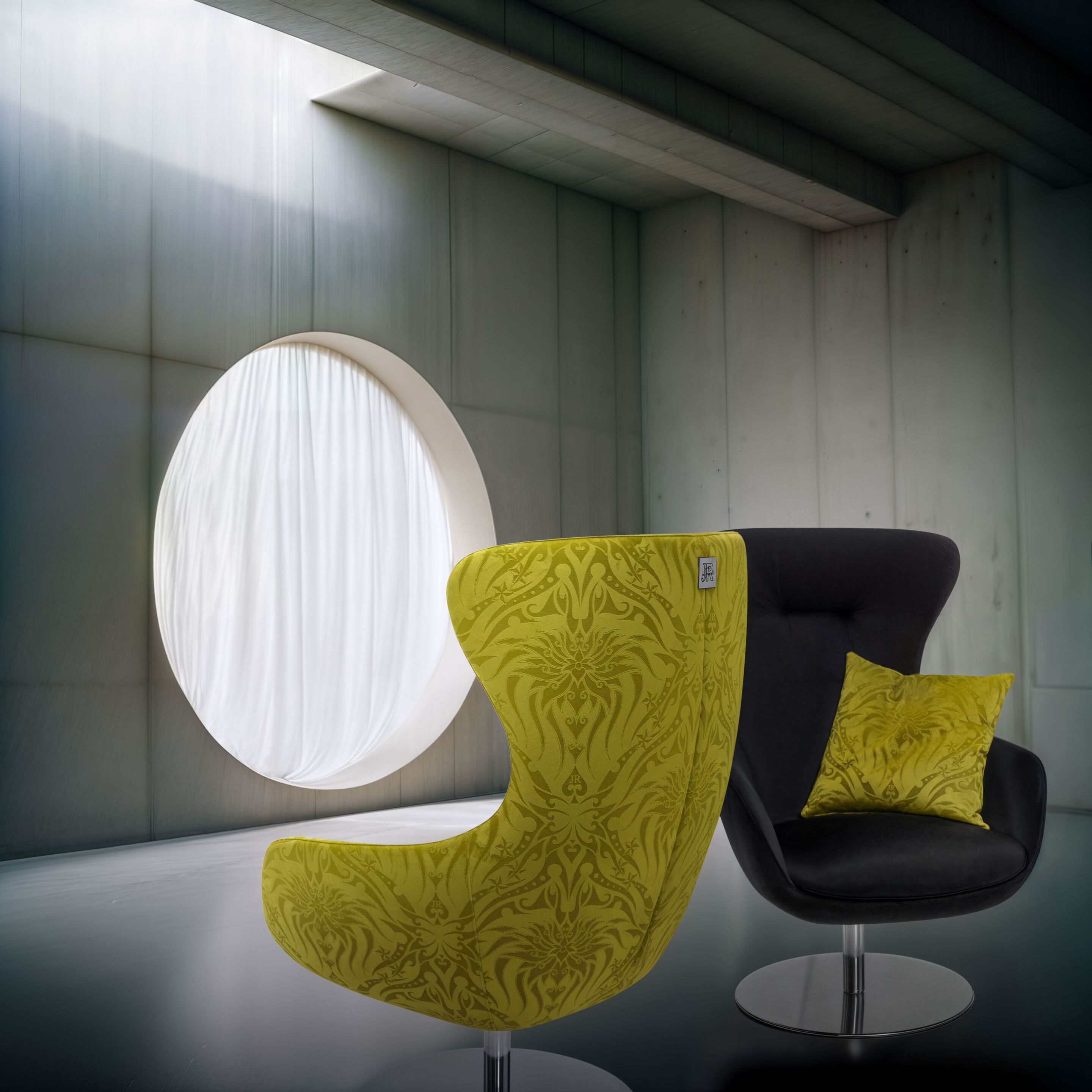 Вращающееся кресло с высокой спинкой Formitalia John Richmond ARCH-00141586 - Вид №9