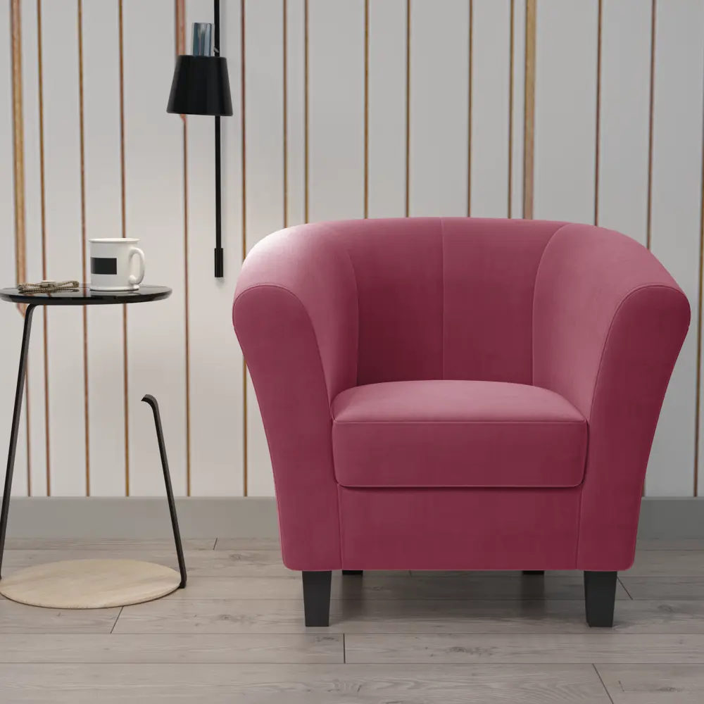 Кресло полиэстер Seasons Марсель CAMARO84 красное 85x73x77 см STLM-2158218 - Вид №4