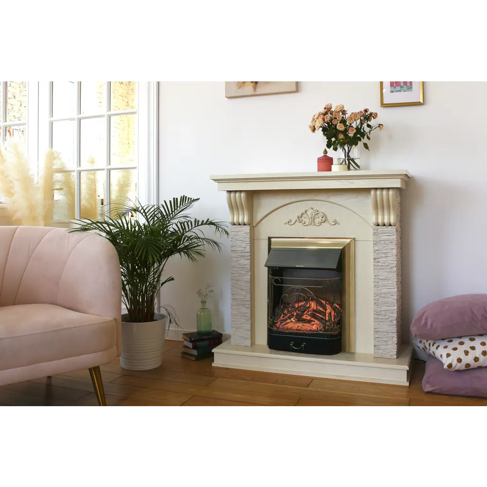 Обрамление Corfino под очаг Eugene белый дуб REALFLAME STLM-2065840 - Вид №7