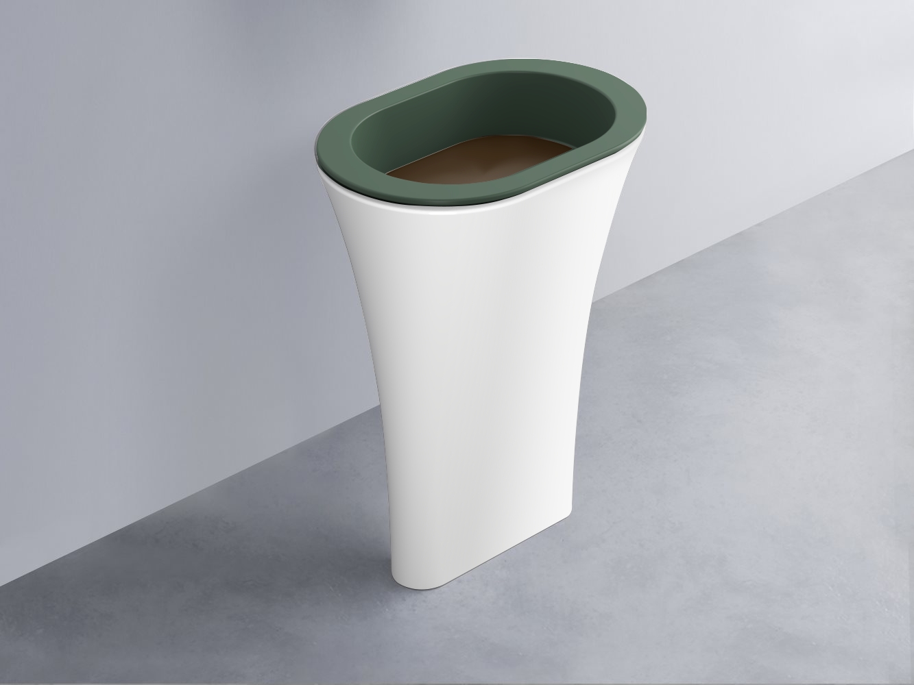 AMLA65-MU+AMPILO-CA+AMCOLO-BL Раковина Amedeo Ovale отдельностоящая cielo Enjoy + Amedeo Ceramica Cielo