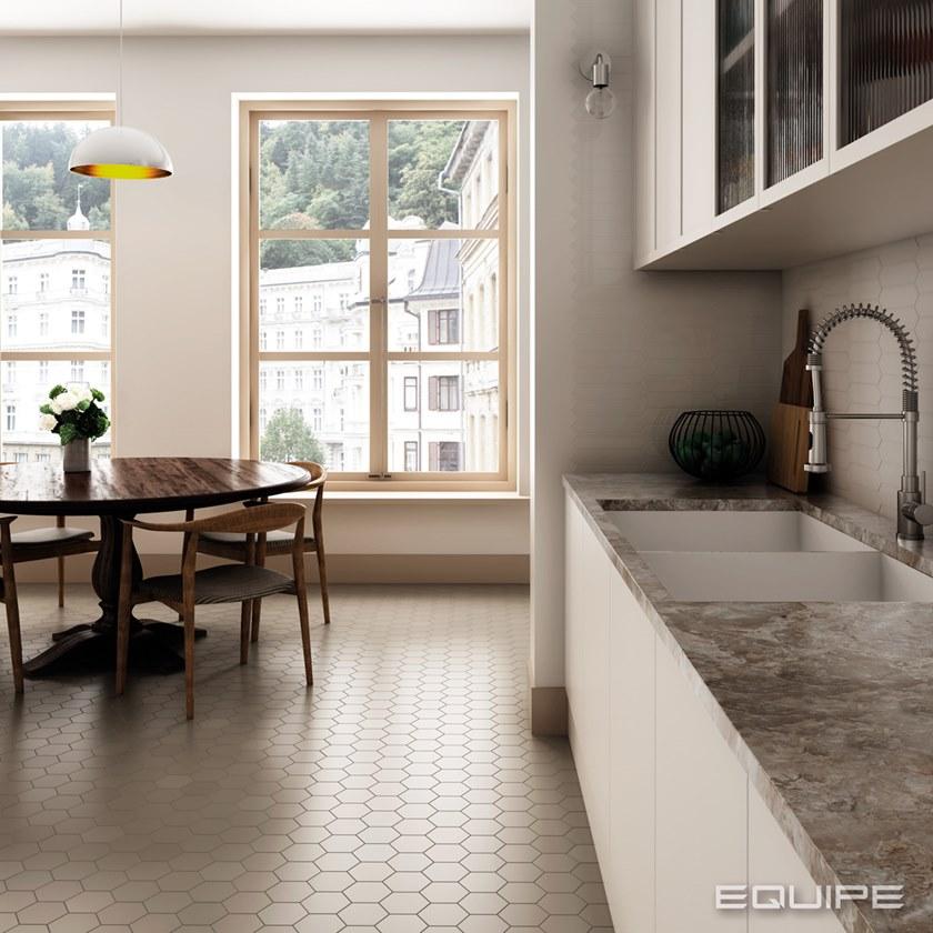 EQUIPE CERAMICAS Белая настенная / напольная плитка для дома sun-id-1476744 - Вид №2