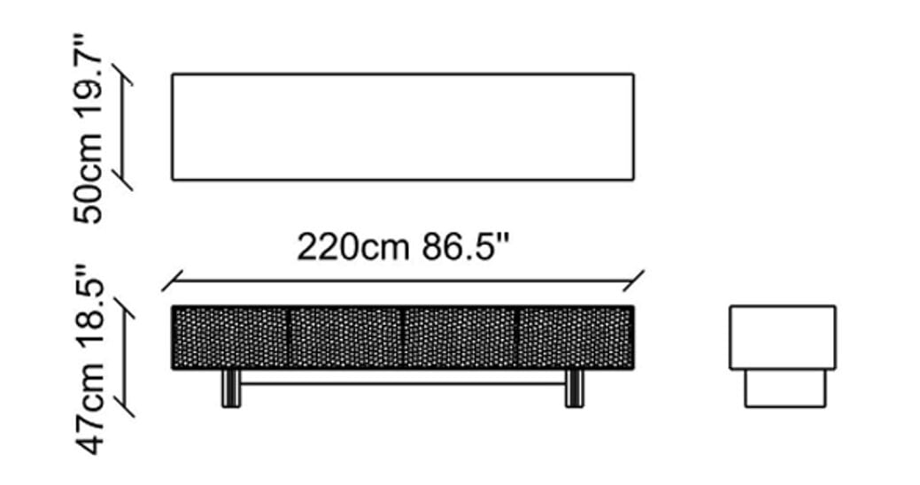 Деревянный шкаф для телевизора с распашными дверцами NDESIGN Ezora ARCH-00128042 - Вид №2