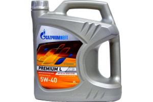 16006518 Масло Premium L 5W-40, 4 л 2389900122 GAZPROMNEFT
