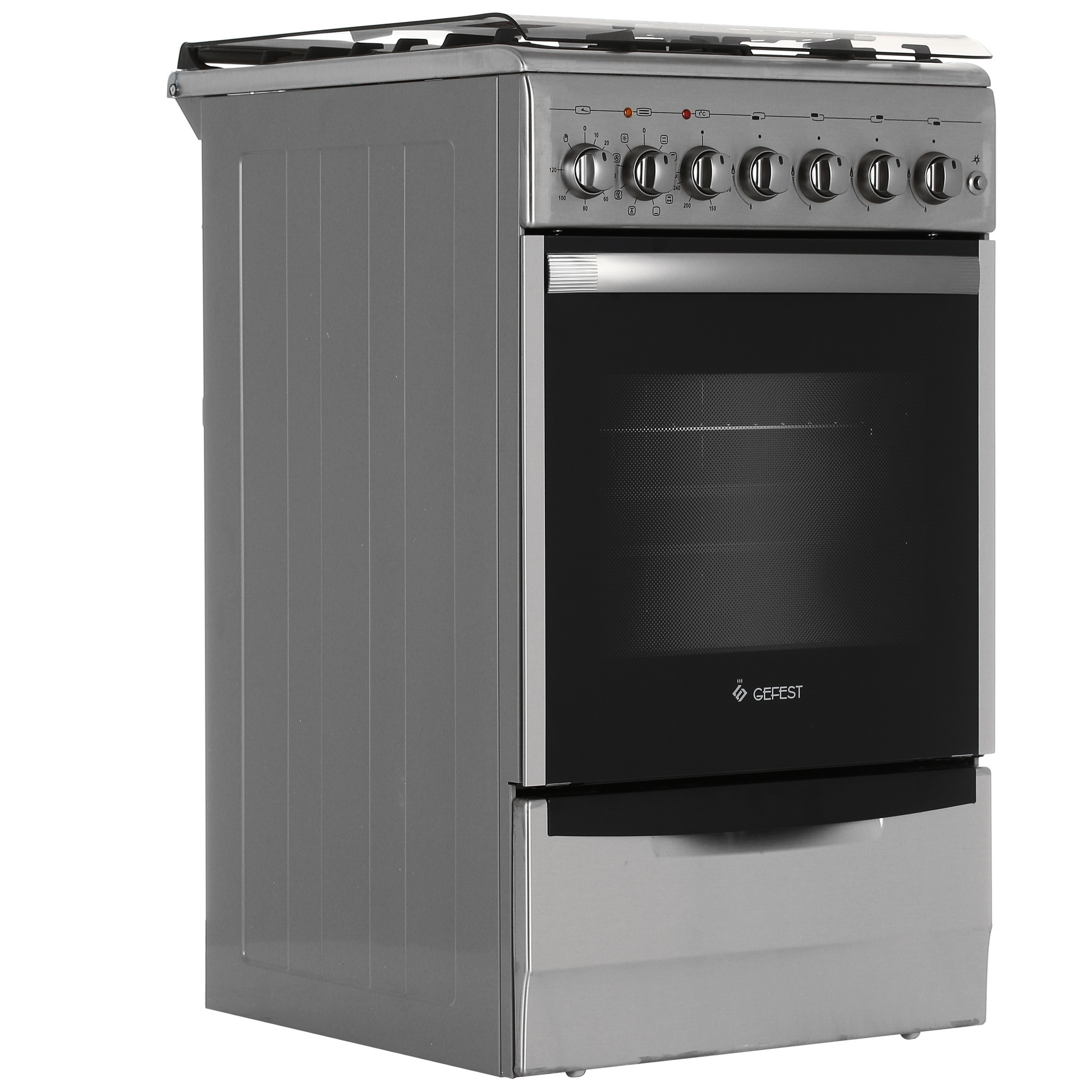 1607013 Комбинированная плита Gefest ПГЭ 5102-03 0027 серый STDN-0011249 - Вид №1