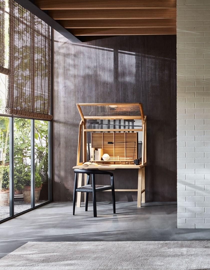 Molteni & C. Стул с подлокотниками из дерева и веревки Heritage sun-id-1349857 - Вид №3