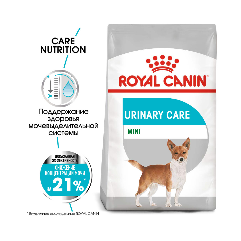ПР0056376 Корм для собак Size Mini Urinary Care для мелких пород сух. 3кг ROYAL CANIN  - Вид №1