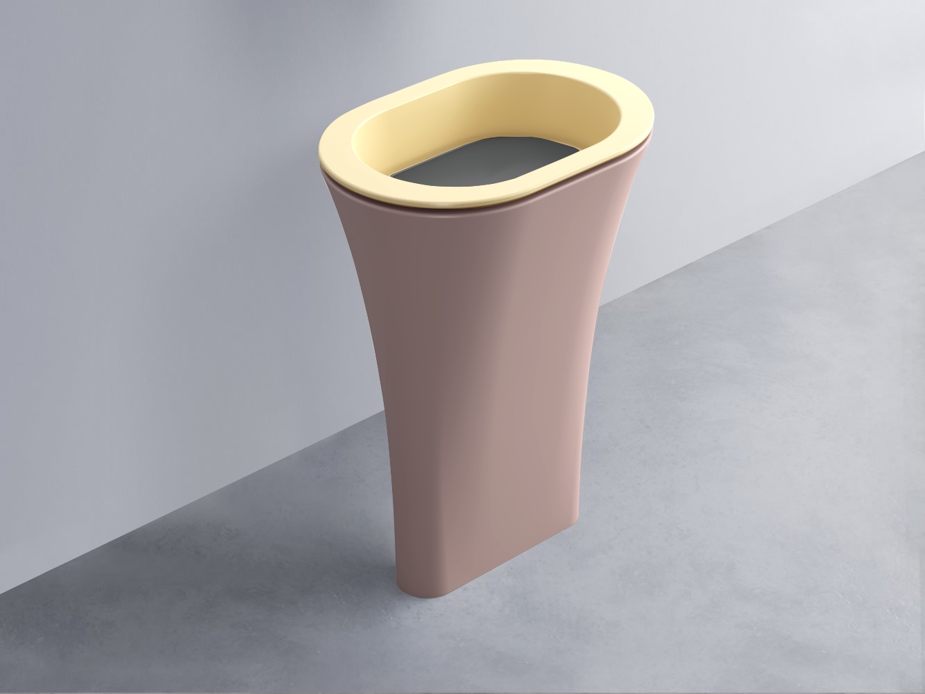 AMLA65-CN+AMPILO-CM+AMCOLO-CP Раковина Amedeo Ovale отдельностоящая cielo Enjoy + Amedeo Ceramica Cielo