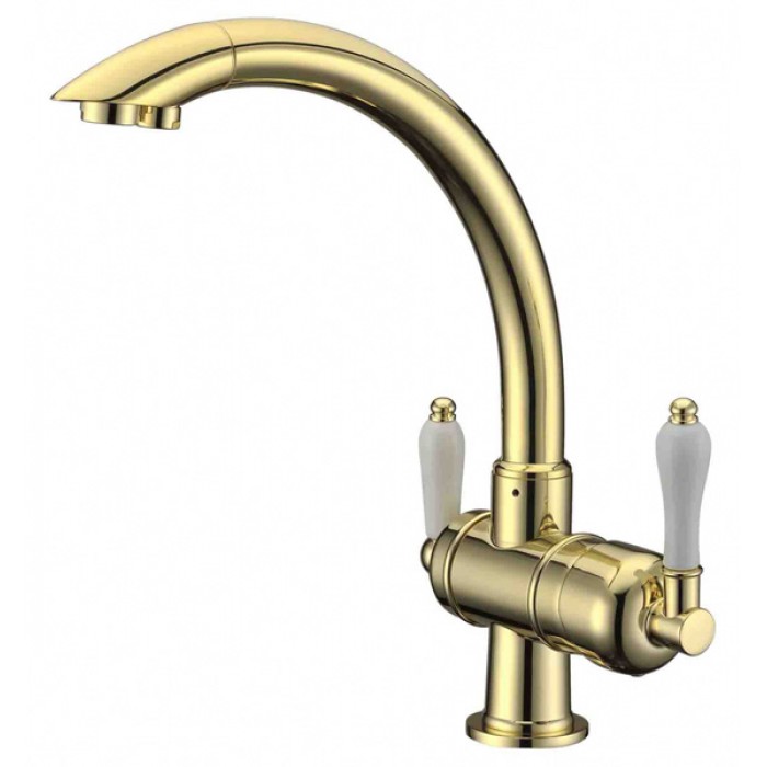 Zorg ZR 327 YF Br Light Смеситель для кухни Zorg 315х215 мм  - Вид №3