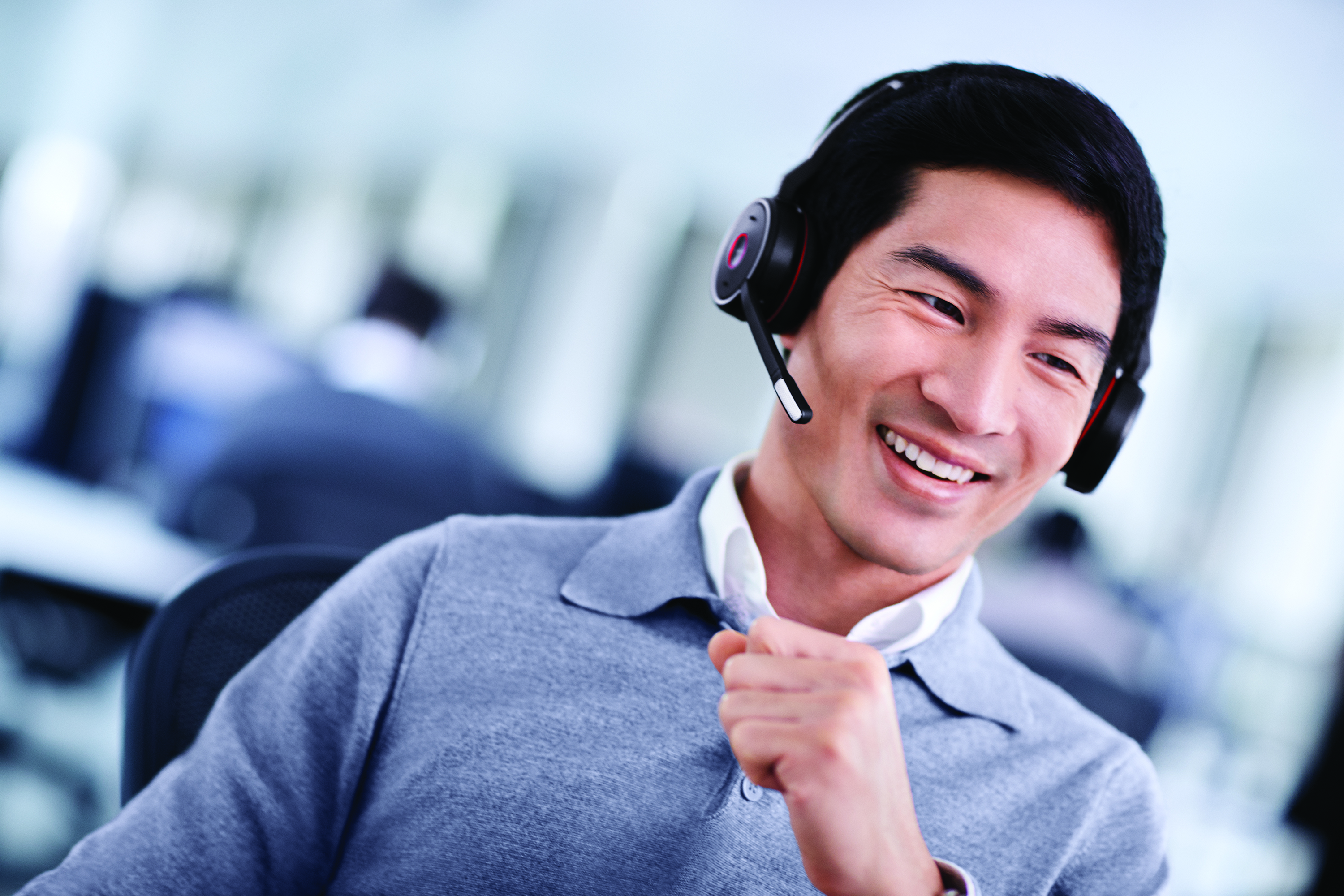 7599-832-199 evolve 75 stereo ms, charging stand & link 370 Jabra Santreyd  - Вид №24