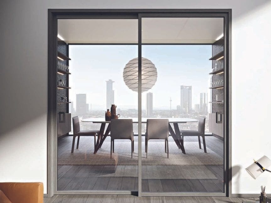 Раздвижные стеклянные двери Pail Serramenti PANORAMA BELVEDERE ARCH-00064996