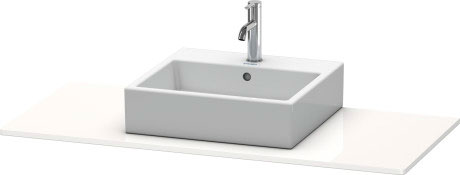 XS060F09292 Консоль XSquare #XS060F 1200 x 550 мм Каменно-серый шелковисто-матовый лак Duravit - Вид №2