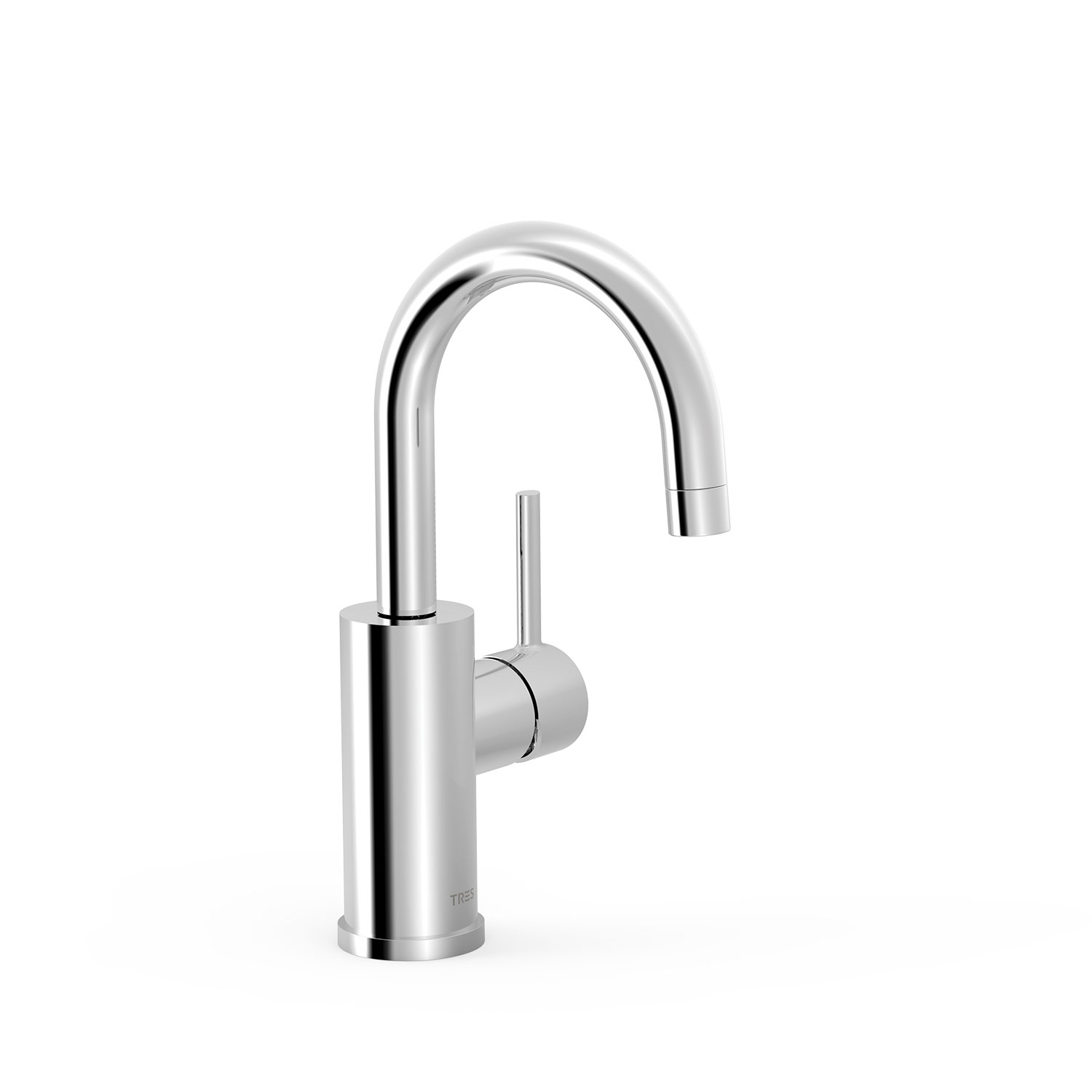 Смеситель для раковины LEX-ALP с одной ручкой и боковой ручкой-20370301 TRES