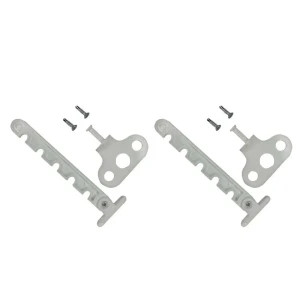 90546549 Ограничитель оконный Левша У1-56502.Б 13.5x1.5см цвет белый 2шт STLM-1498801