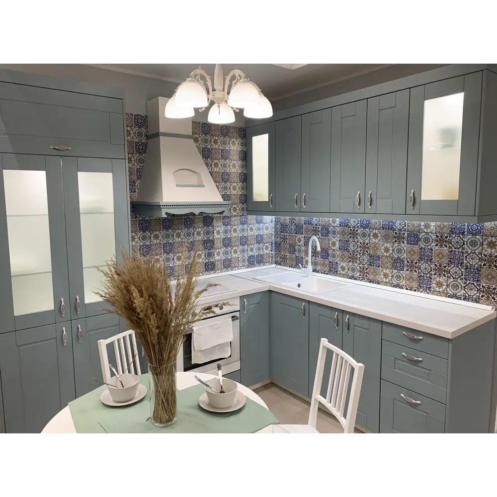 Фасад выдвижного ящика Томари 39.7x38.1см KONSENSA МДФ цвет голубой STLM-2074269 - Вид №8