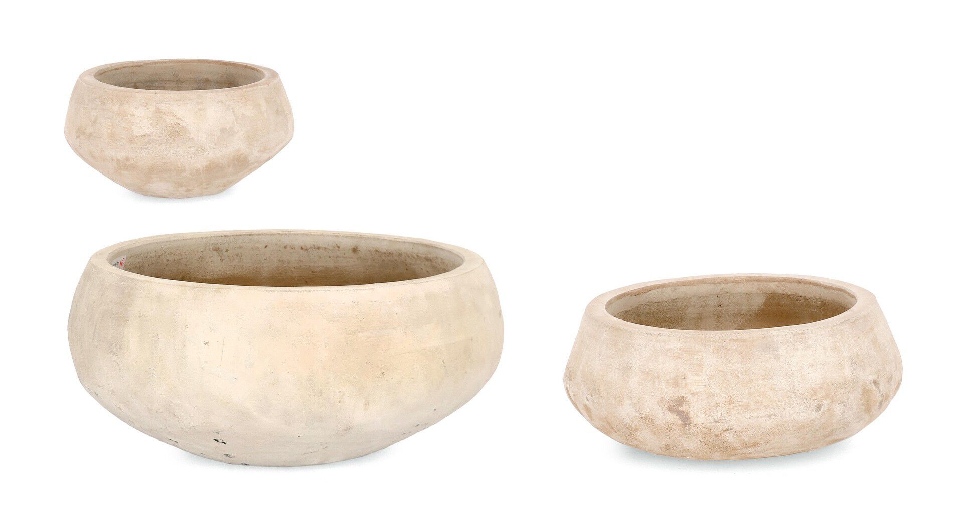 Набор из трех терракотовых Горшков ручной работы BIZZOTTO Minh ARCH-00058749 - Вид №7